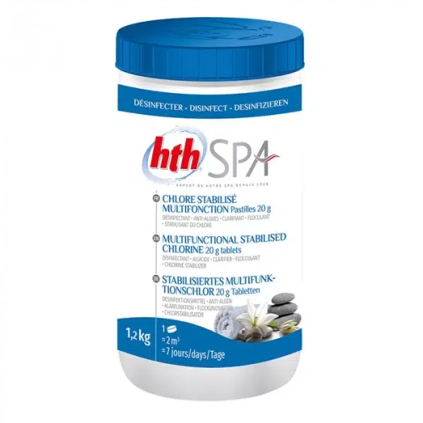 HTH Spa Chlore stabilisé multifonction 20g